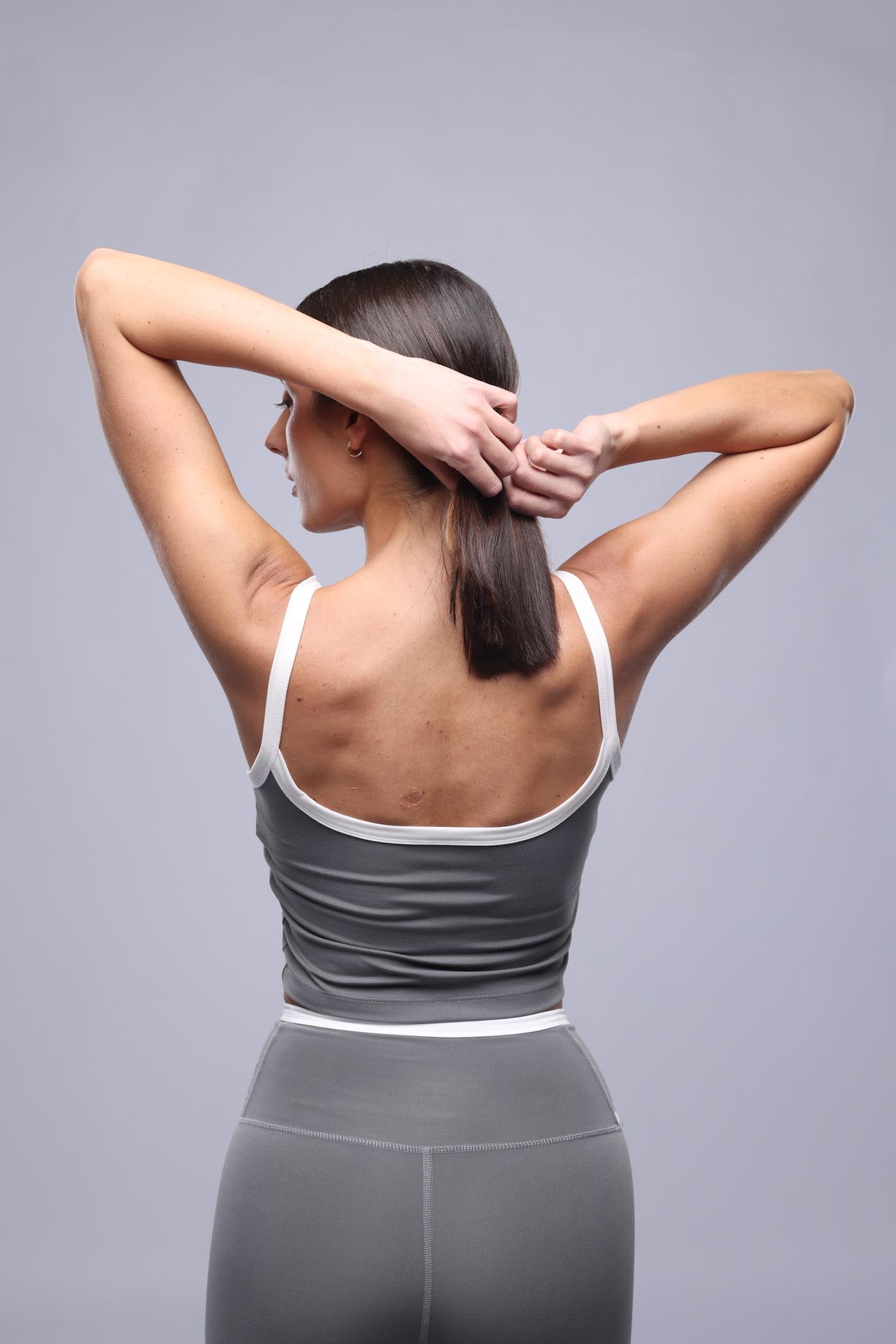 Wrap-Over Leggings - Ice Grey