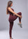 Piping Leggings - Deep Burgundy Piping Leggings - Deep Burgundy