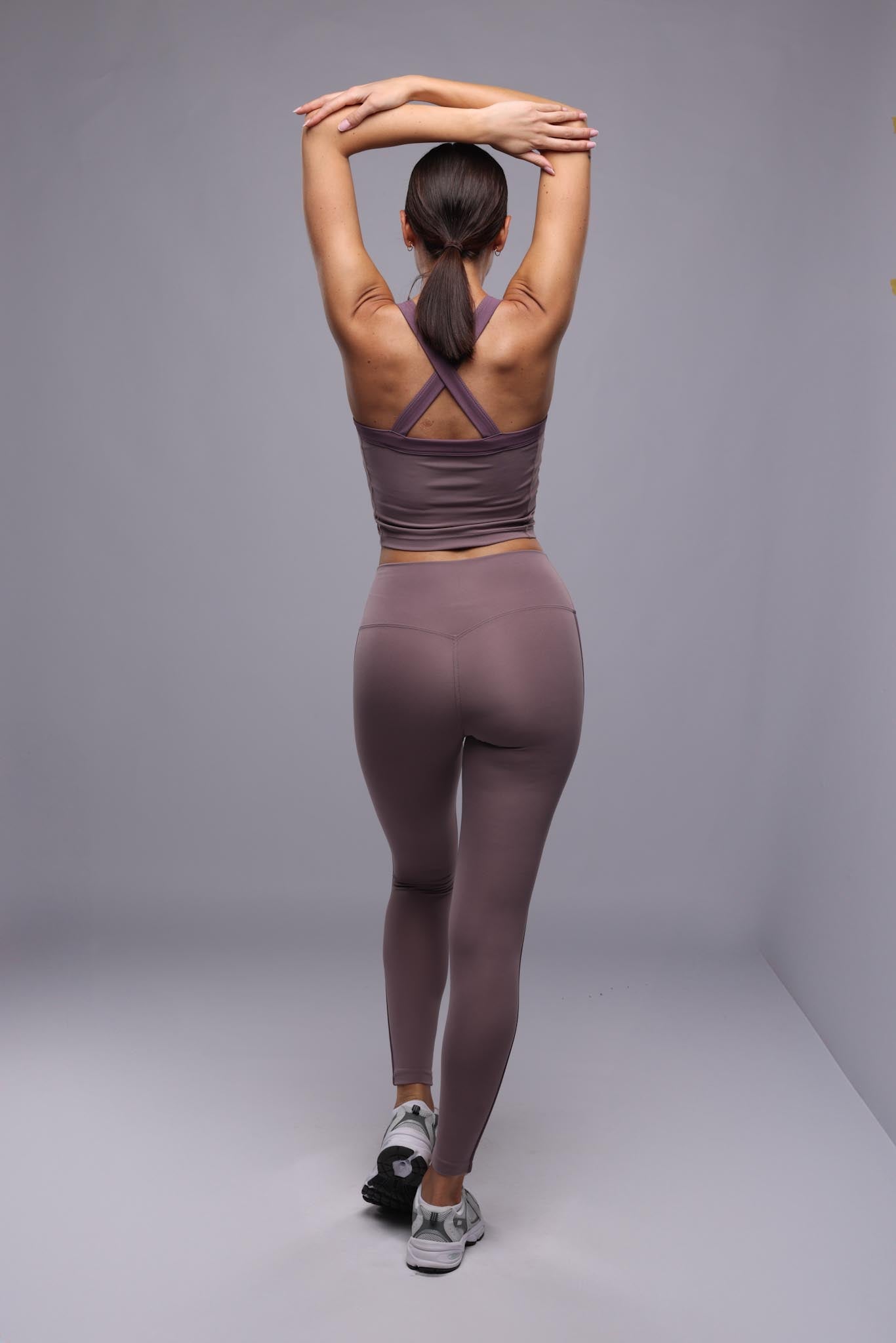 Piping Leggings - Lavender Milk