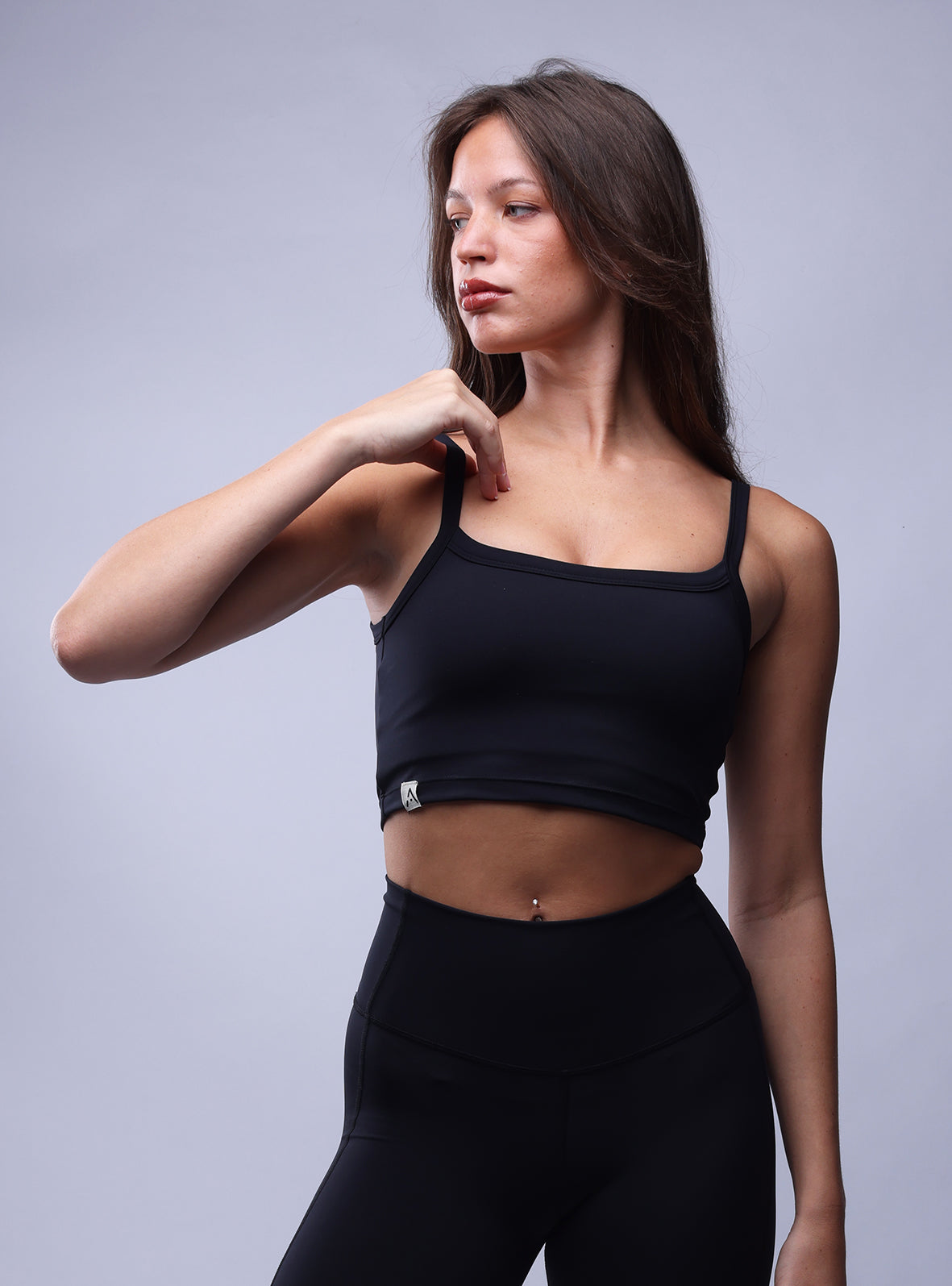 Bralette Short Top - Black