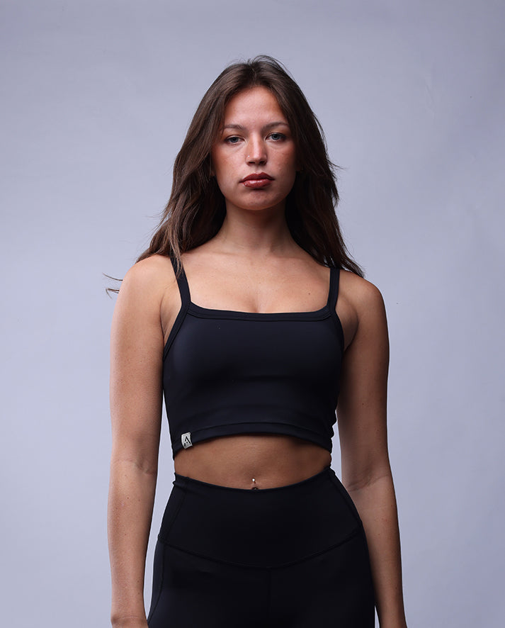 Bralette Short Top - Black