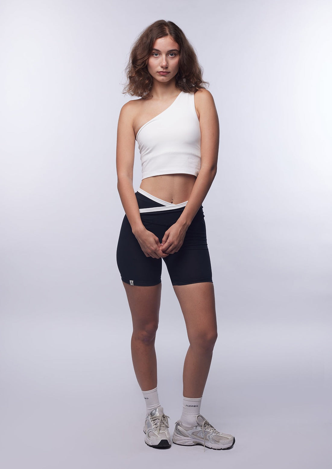 Wrap Over Shorts - Black