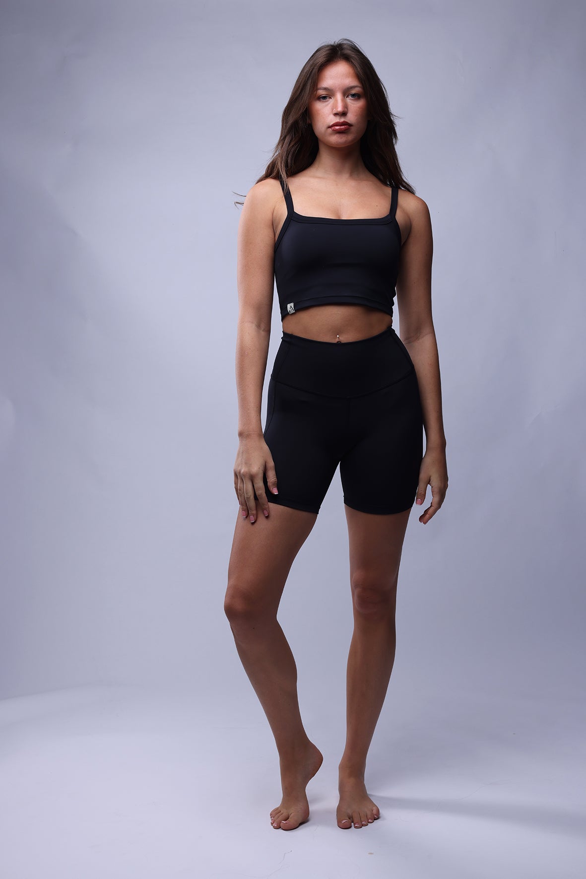 Double Seam Shorts - Black