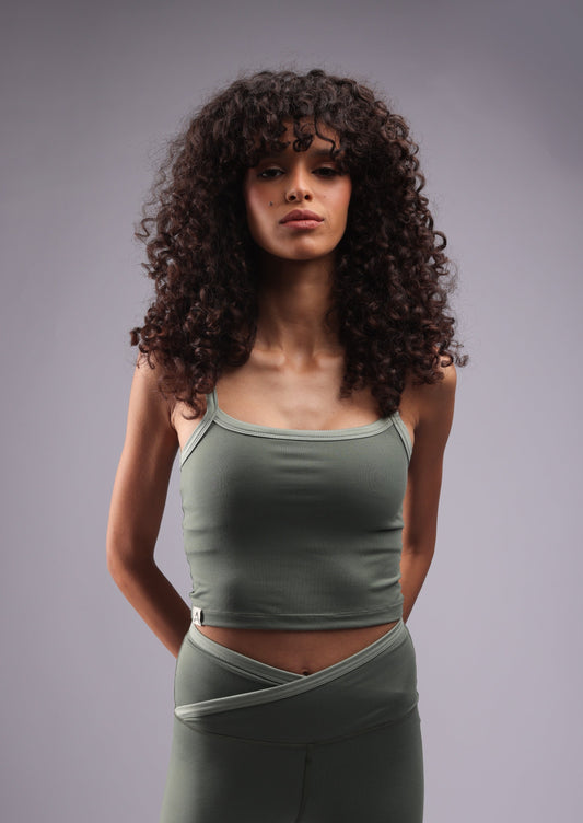 Bralette Top - Pesto