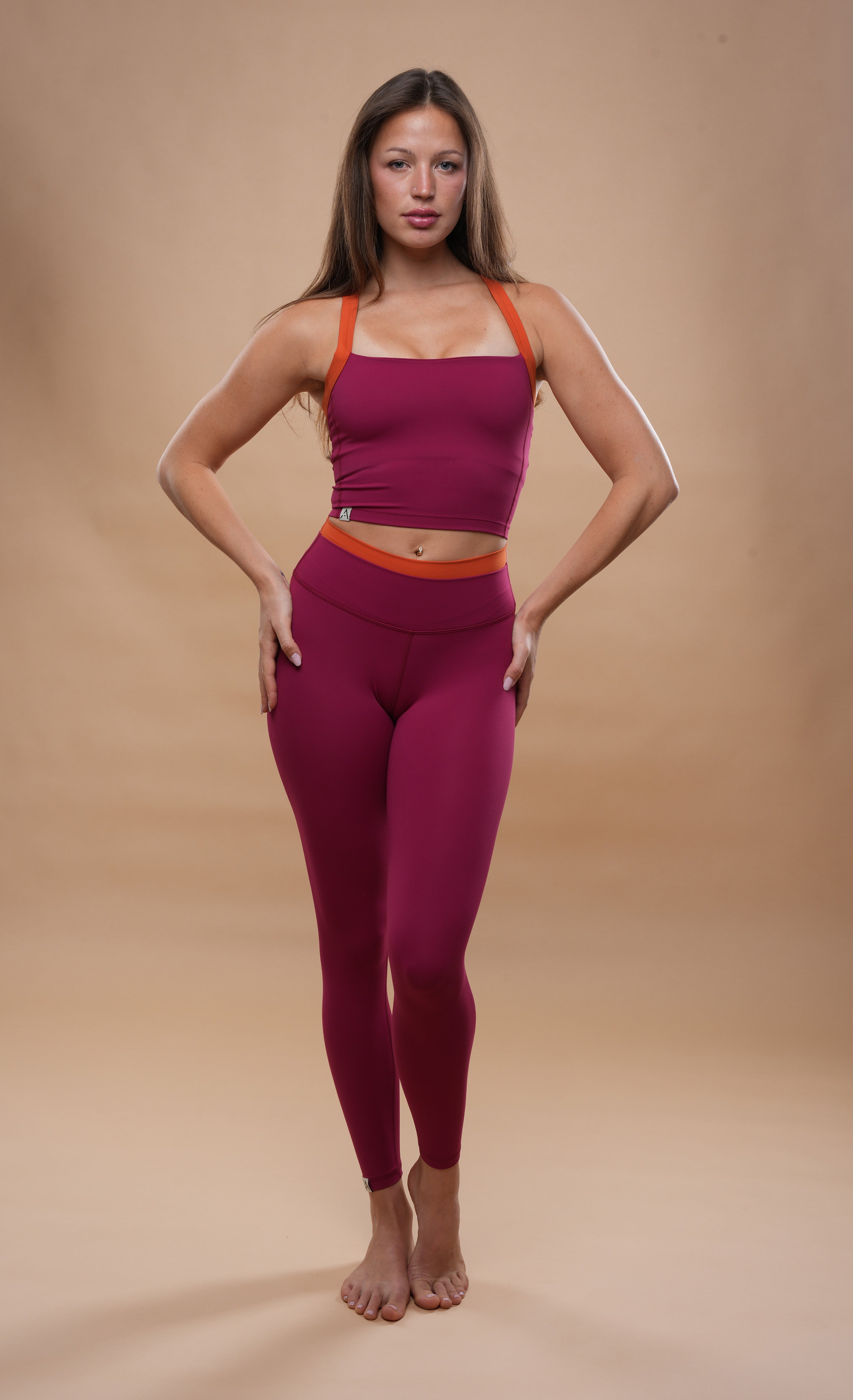 Halter Tank - Sunset Magenta
