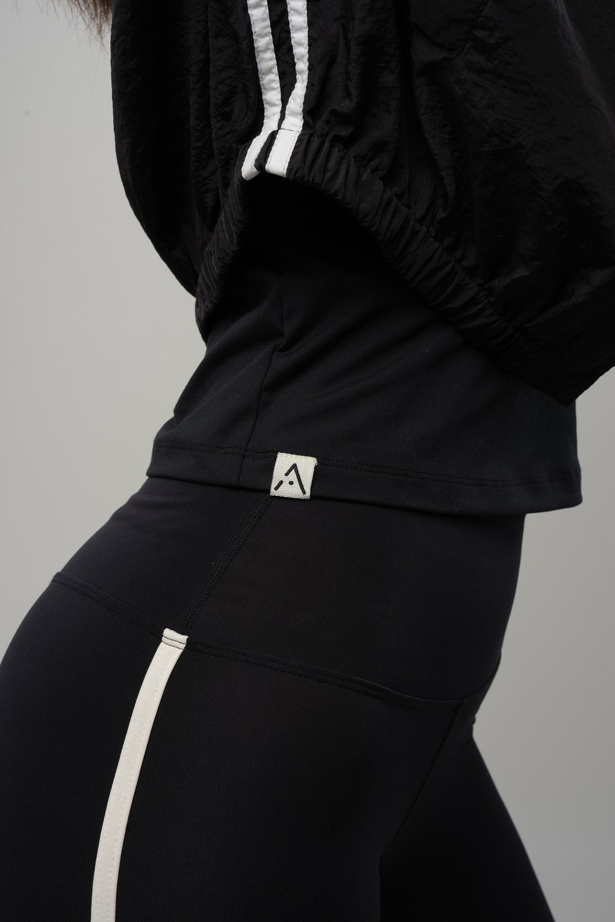 Black Boxer Jacket – White Piping