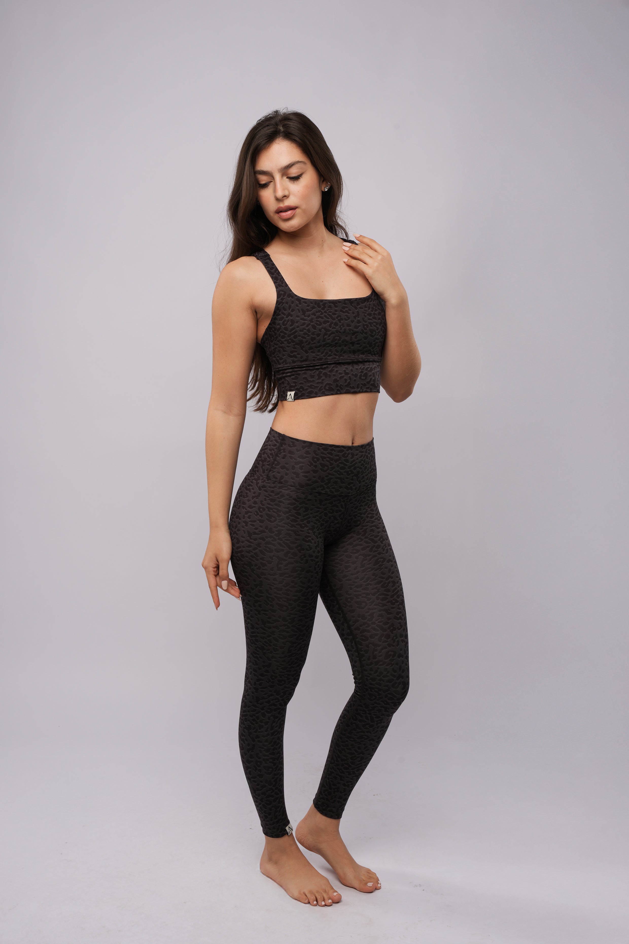 Leggings - Grey Leopard