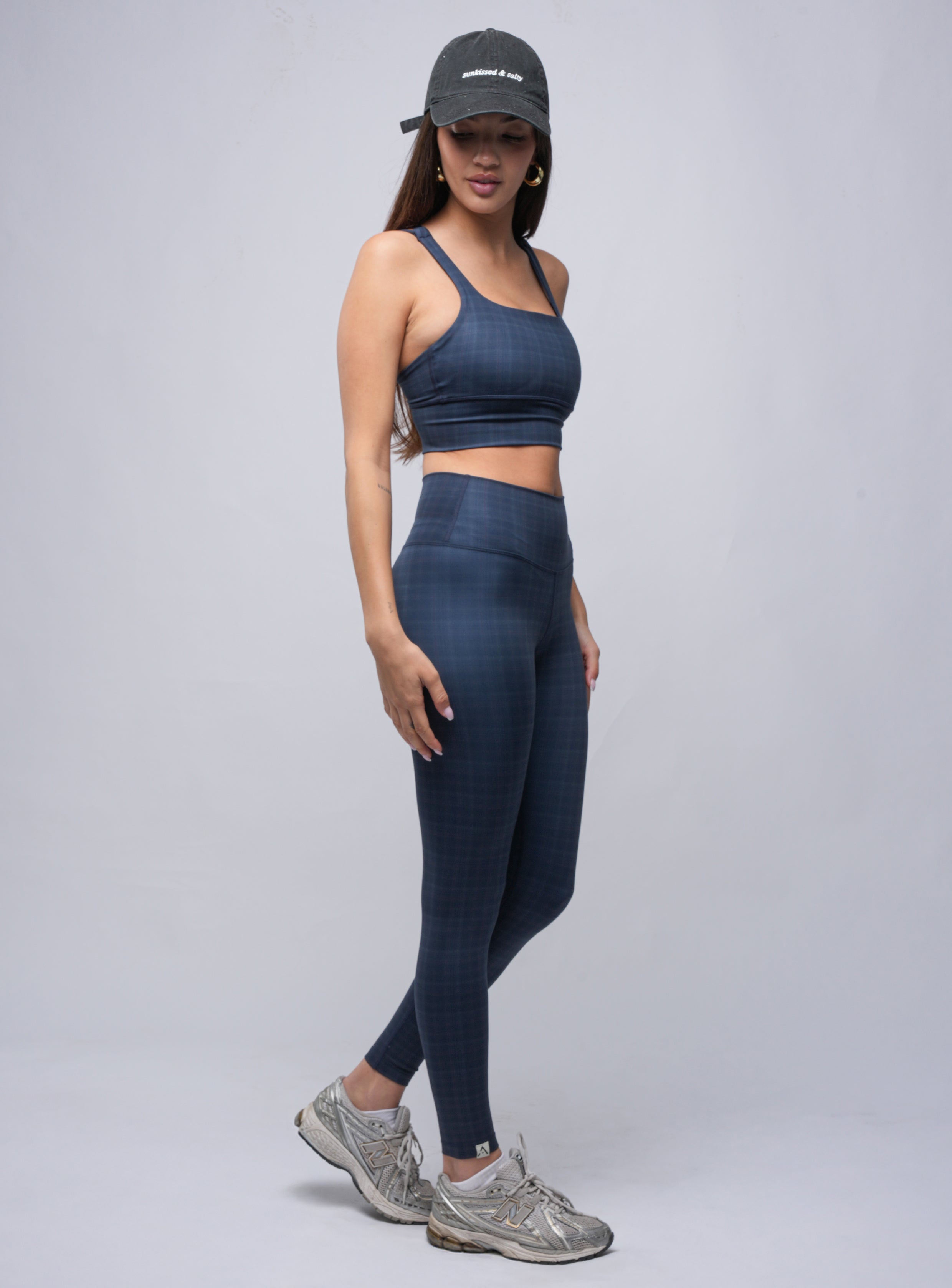 Leggings - Blue Plaid