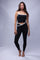 Wrap-Over Leggings - Black