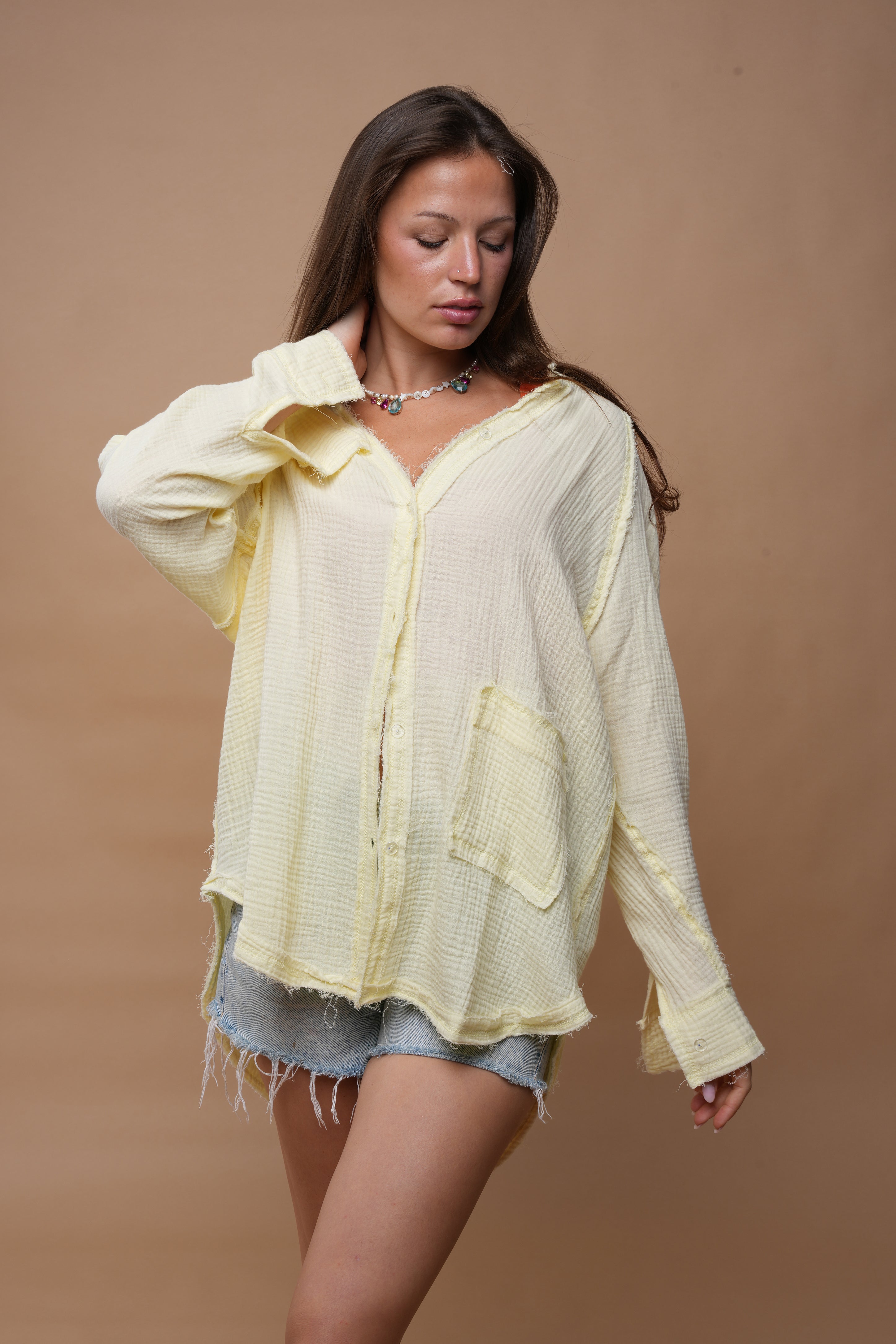 Breezy Shirt - Butter Yellow